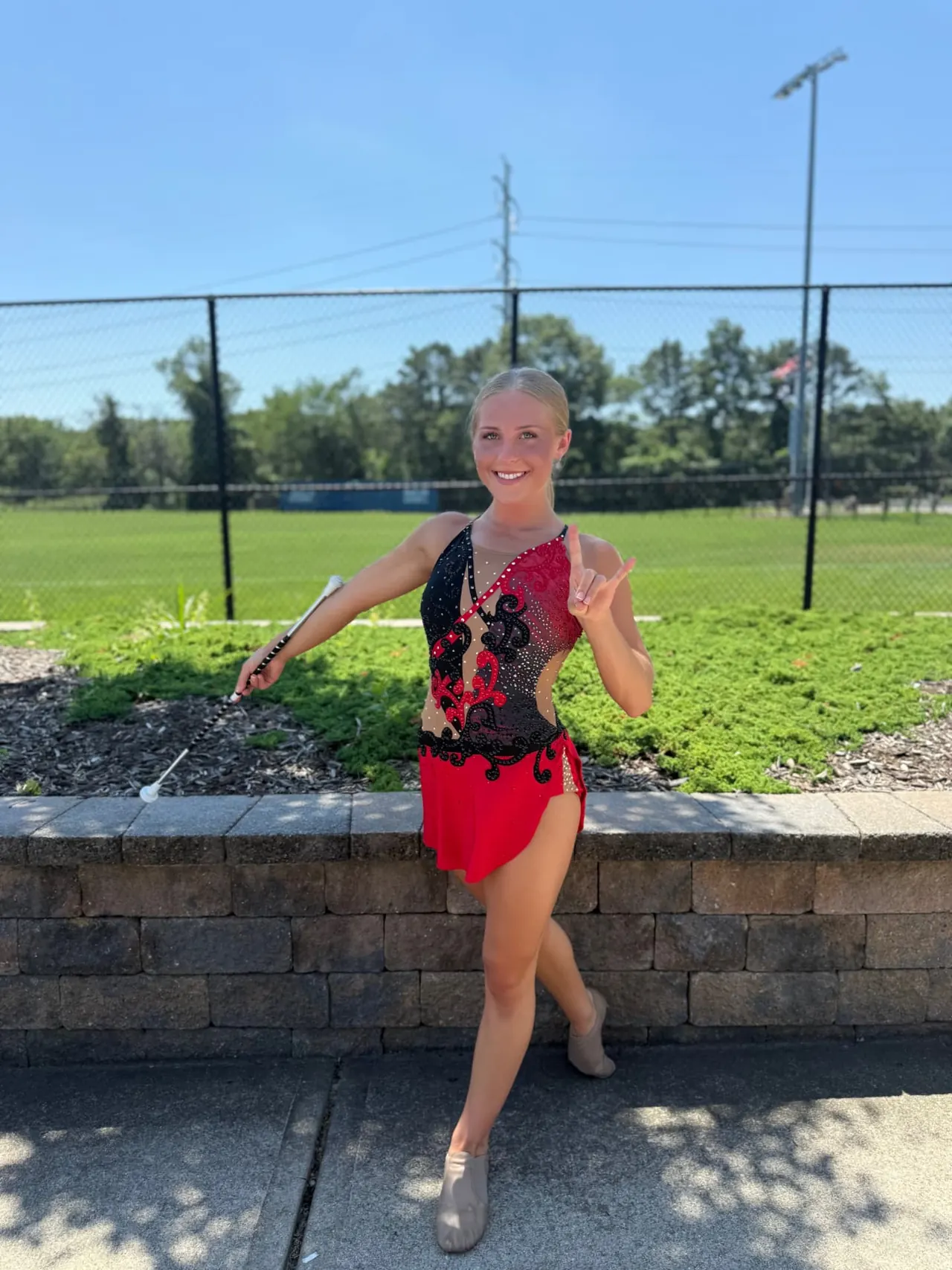 Ava Barrett, North Carolina State University Twirler